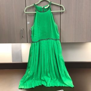 Kelly Green Midi Dress